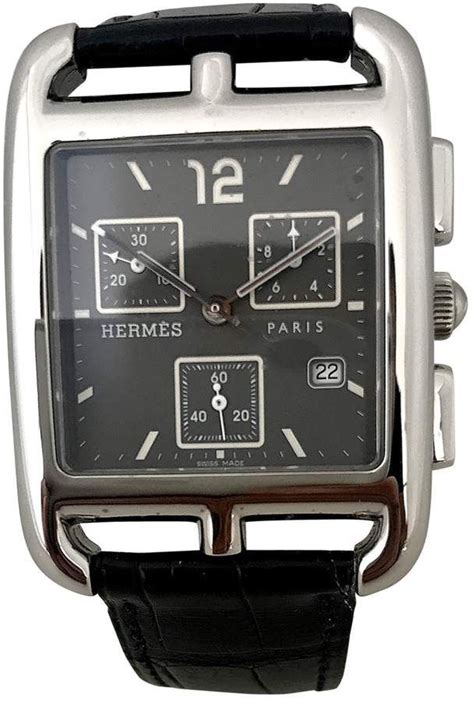 hermès watch men|second hand hermes watch.